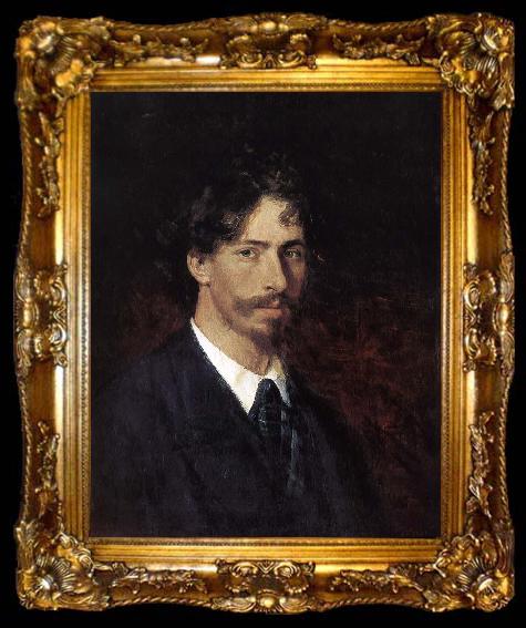 framed  Ilia Efimovich Repin Self-portrait, ta009-2